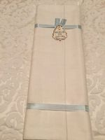 PAIR OF VINTAGE FINEST QUALITY IRISH LINEN SHEETS, DOUBLE BED, VGC, NEW