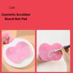 Silicone Makeup Brush Cleaner Cleaning Cosmetic Scrubber Board Mat Pad