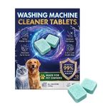 Prime Drum Washing Machine Cleaner Pro,12-Pack Deep Clean Drum & Remove Descaler