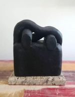 EDUARDO CHILLIDA  " LURRA 1984 " BRONZE SCULPTURE SIGNED AND NUMBERED