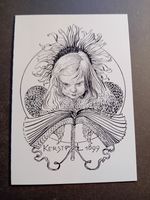 Carl Larsson Art Postcard, Kersti , Unposted