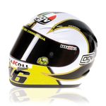 Valentino Rossi VR46 1:5 Scale Moto GP Mini Helmet Season (First 6 GP) 2006