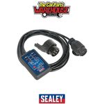 Sealey TST22 Towing Socket Tester 13-Pin 12V - DVSA Approved