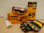 DeWALT DPG82-11D  CONCEALER SAFETY GOGGLES + DPG213L FINGERLESS WORK GLOVES