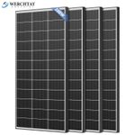 WERCHTAY Bifacial 200W 12V Solar Panel for Motorhome Camper Caravan Van and Boat