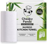 The Cheeky Panda Bamboo Kitchen Roll 2 Kitchen Rolls Naturally Strong And