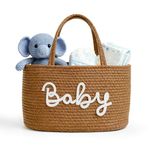 Multifunctional Baby Nappy Caddy Organizer Portable Nursery Storage Basket