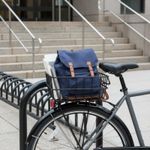 Mountain Bike Rear Basket Thickened Frame Cycle Rear Rack Basket Heavy Duty
