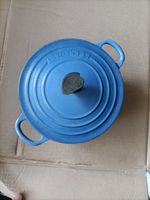 Le Creuset 18cm Casserole Pot Blue With Lid 