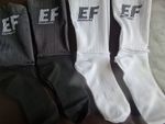2 X Pairs Of Team EF Education Aero Socks Black/White Size 9-11 - Brand New