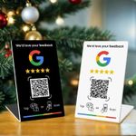 Nfc 215 programmable QR code Google Review Card NFC station table NFC Google Rev