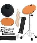 Slint 12 Inch Drum Practice Pad & Snare Stand Double Sided