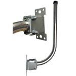 AERIAL MOUNTING KIT 20" L SHAPED POLE & BRACKET WALL,FASCIA OR LOFT MAST TV DAB