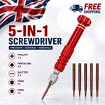 5 in 1 Mini Precision Screwdriver Set Phone Watch Glasses Laptop Repair Tool Kit