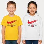 Red Nose Day Kids T Shirt Funny School Event Hoodie Boys Girls 2026 Tee Top Gift