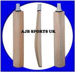 Senior Custom Plain Hand Made English Willow Cricket Bat + Extras