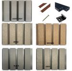 Co extrusion Square Slatted Composite Cladding Plastic Exterior £16 Board