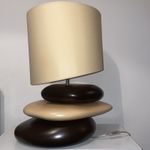 Louis Drimmer pair of Large Ceramic Living Room Lamps 60/70s Vintage Signed Rare