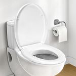 Vinsani Soft Close Toilet Seat – Quick Release with Push Button & Anti-Slip
