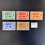 Barbados 1939 LMM Set SG257-261