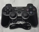Ps3 Dualshock Controller Black Tested&Working With Charger FAST Postage
