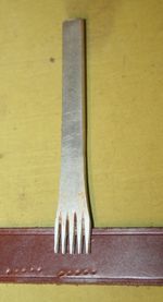 Saddlers leatherworkers Harness makers short pricking iron 8 to the inch