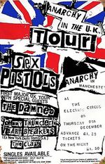 Sex Pistols, English Iconic Punk Rock Band, Tour Poster, Abstract Fridge Magnet