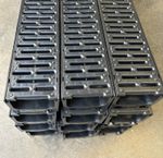 Manthorpe channel drains 1 meter storm drainage , PVC black driveway garden rain