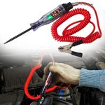 12V Circuit Tester Probe Voltage Pen Detector 3-48v Electric Car Fuse Test Light