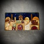 Yair Ceramic Art - Jerusalem And Her Three Religions - Wall Plaque - 22/03