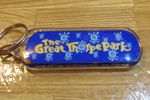 Great Thorpe Park Vintage Keyring 90s Plastic Theme Park Keyrings Retro Rare