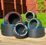 F1 Tyre Pot - Plant Pot - Formula 1 Decor - Car - Racing Fan Gift- F1 Gift