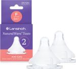 Lansinoh NaturalWave Fast Flow Teats (Pack of 2) Baby 2 count 1) 