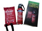 600g Powder Fire Extinguisher & Fire Blanket