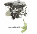 25/37/58mm Metal Badge Blanks 100, 200, 300 Button Badge Maker Making Parts Sets