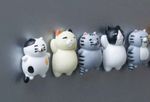 Cute Kitten Fridge Magnets Pk 5 