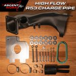 Ascent Worx High Flow Charge Pipe - R53 Mini Cooper S
