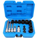 17PC Brake Caliper Special Socket Set Fit For BMW Ford Mercedes Porsche Alfa
