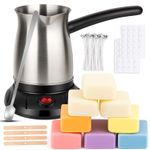 Wax Melter for Candle Making Soy Candle Making Kit with Wax Melting Pot DIY