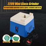 220V Mini Portable Stained Glass Grinder Diamond Automatic Art Grinding Tools UK