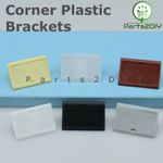 Double Plastic Corner Connecting Bracket Shelving Fixing Support Angle Brace