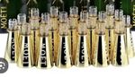 12  X MOET CHANDON CHAMPAGNE GOLDEN SIPPER FOR MINI BOTTLE OF MOET CHAMPAGNE