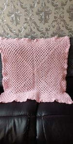 Beautifully Made pink Sparkle Baby  Blanket. Made With Baby Sparkle Yarn.