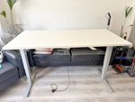 POLSTIERNAN Heavy Duty Electric Sit Stand Desk – Dual Motor 180×80cm – Made Swed