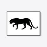 Enzo Mari: Quattro La Pantera, Panther Graphic Print, Enzo Mari Wall Art