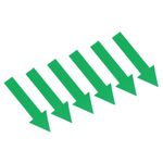 4Set / 24Pieces 4x1" Arrow Sticker Directional Arrow Sign Floor Decal Green