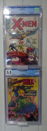 3D Printed Comic Book Wall Mount For CGC Slabbed Comics - Single or Series