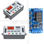 DC12V 24V Dual MOS LED Digital Delay Controller Trigger Cycle Timer Delay Switch