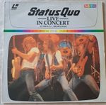 STATUS QUO LIVE IN CONCERT 1982 POLYGRAM VIDEO - 12" VIDEO DISC.STEREO.LONG PLAY