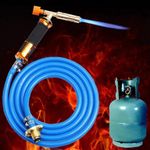 Tool Plumbing Propane Turbo Burner Gas Hose Welding Torch Soldering Accessories